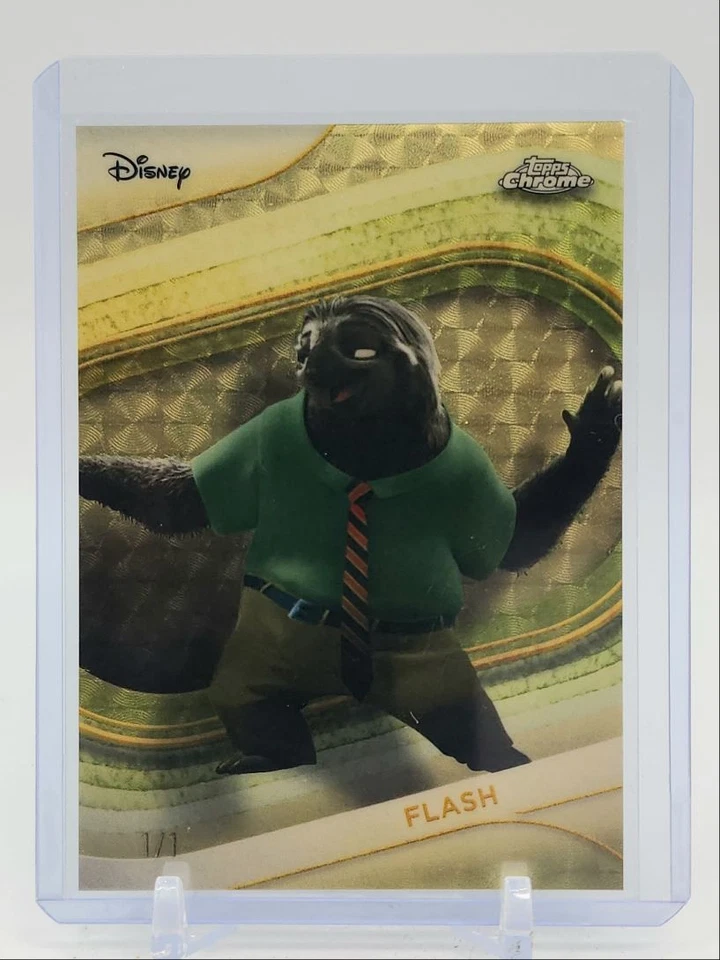 FLASH 2025 TOPPS CROMO DISNEY SUPERFRACTOR 1/1 Q2091