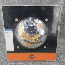 Harley Davidson 29328-99 Live To Ride Air Cleaner Trim Chrome Gold Open Box