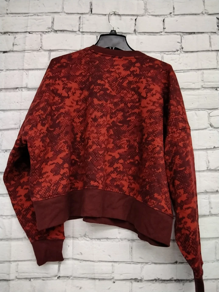 Moletom Under Armour feminino vermelho grande - Imagem 2 de 4