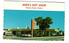 Mikes Gift Shop Daytona Beach FL vintage post...