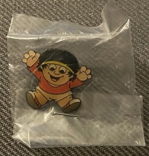 OVP Mainzelmännchen PIN Fritzchen sportlich ZDF Comic Anstecker Nadel TV Werbung