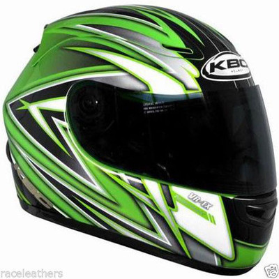 KBC VR1-X GREEN FIBREGLASS MOTORCYCLE MOTORBIKE BIKE HELMET CLEARANCE SALE  Australia