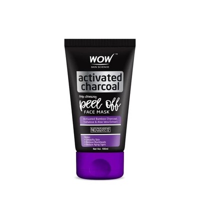 Wow Activated Charcoal Peel Off Mask For Blackheads/Pimples/Acne 100ml o927