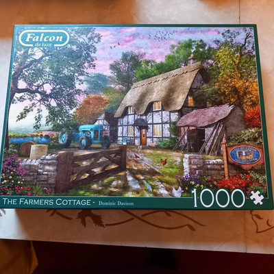 Puzzle Falke The Farmers Cottage 1000 Teile vollständig