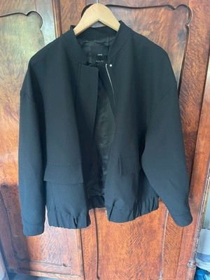 Jacke, Blouson, Bomberjacke, schwarz, Gr. M, MNG/ Mango, Neuwertig