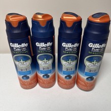 4 Gillette Fusion Proglide 6Oz Sensitive 2in1...