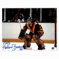 Richard Brodeur Autographed Vancouver Canucks 8x10 Horizontal Photo