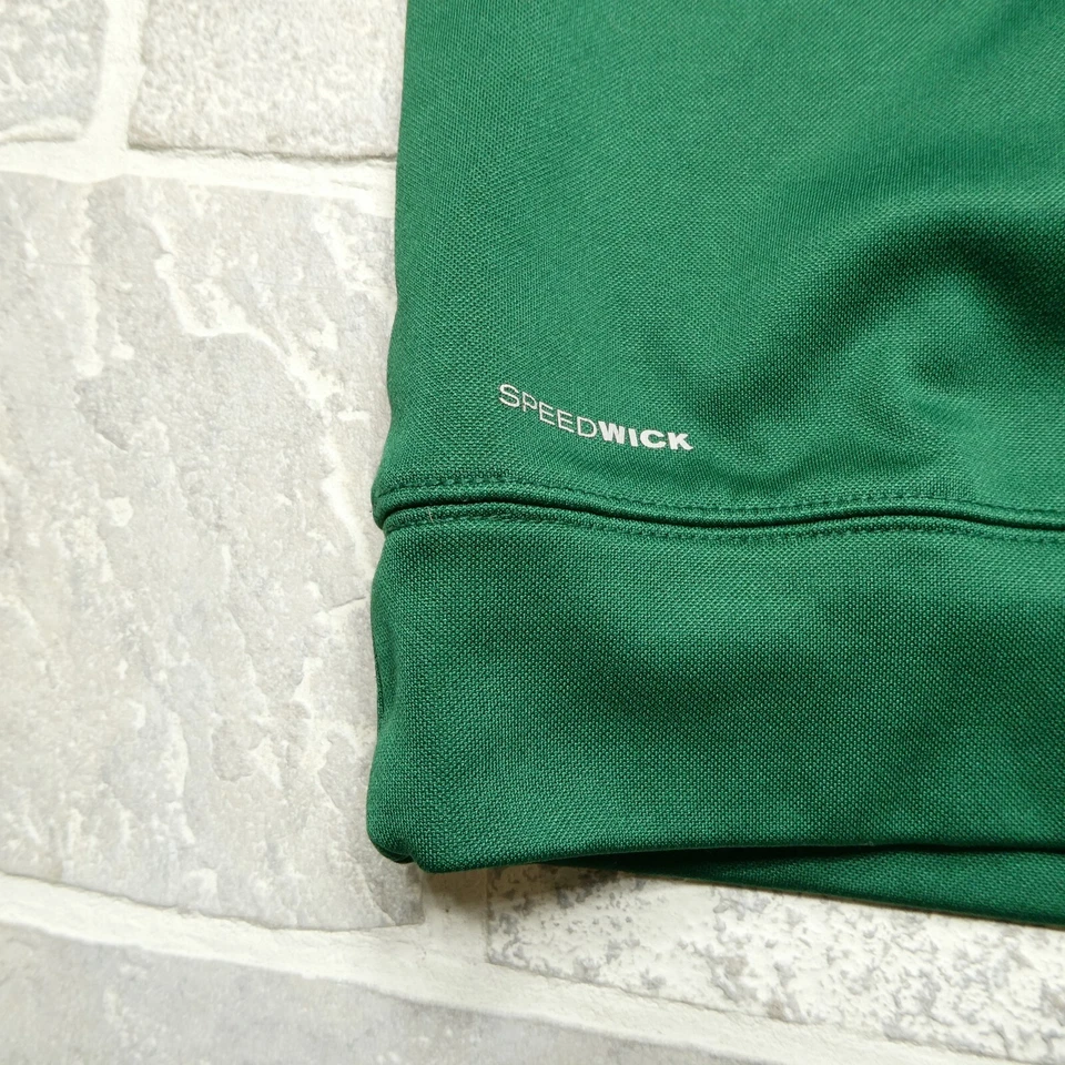 Minnesota Wild Hockey Hoodie Size M Reebok Green Micro Fleece Hooded Sweatshirt - Image 4 of 4