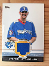 2012 Topps Update All Star Stitches Stephen Strasburg Jersey Relic