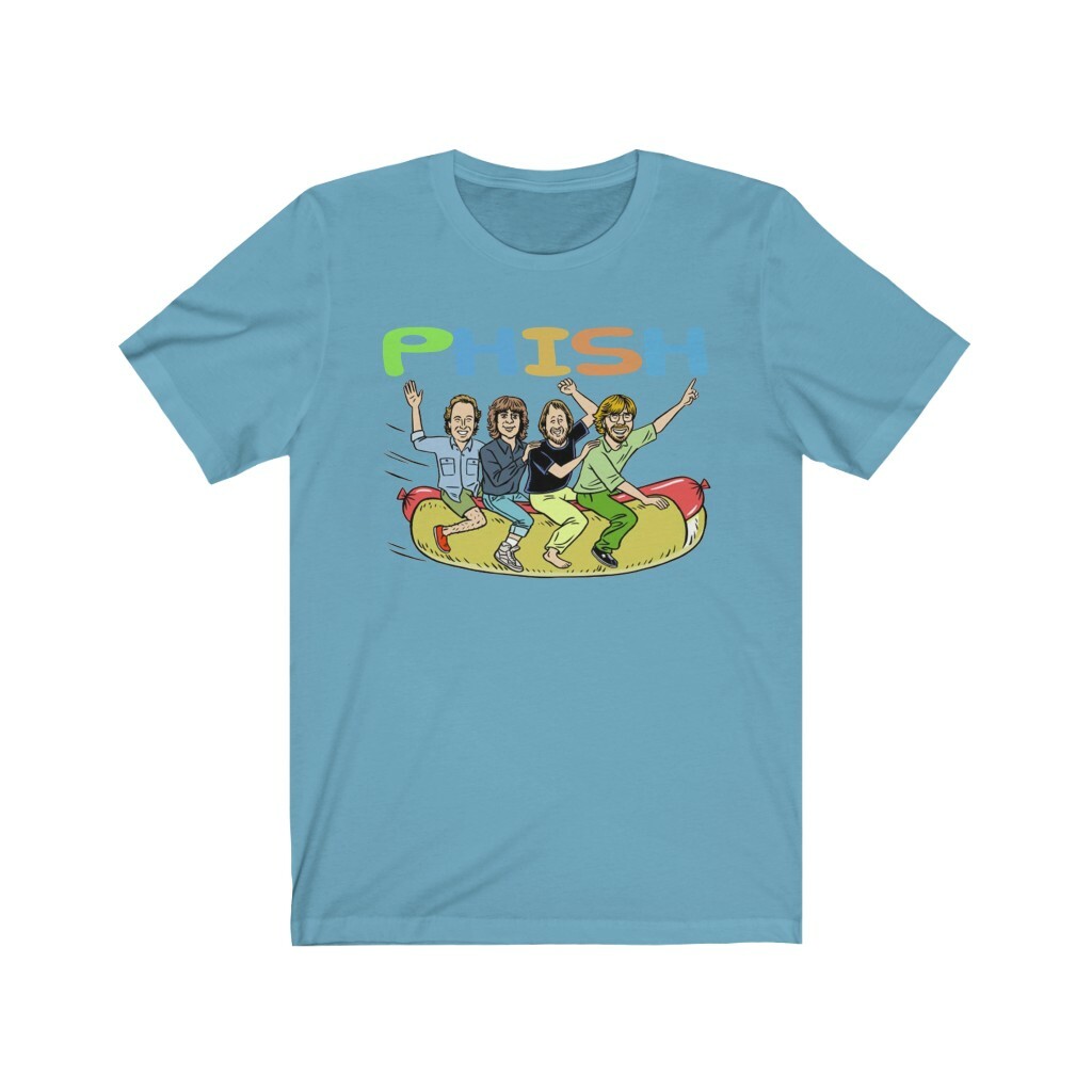 NEW Phish Riding A Hot Dog Band T Shirt design 2 S M L XL rare and