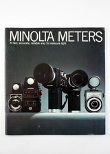 196967 Minolta Light Meters Product Information Brochure 1977