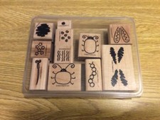 Rubber Stamp Set Stampin Up - 2002 Bug Builders - 2 Step Stamping Stampin' Up
