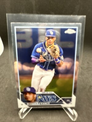 Wander Franco 2023 Topps Chrome Lids Mitchell & Ness #23-6 Tampa Bay Rays