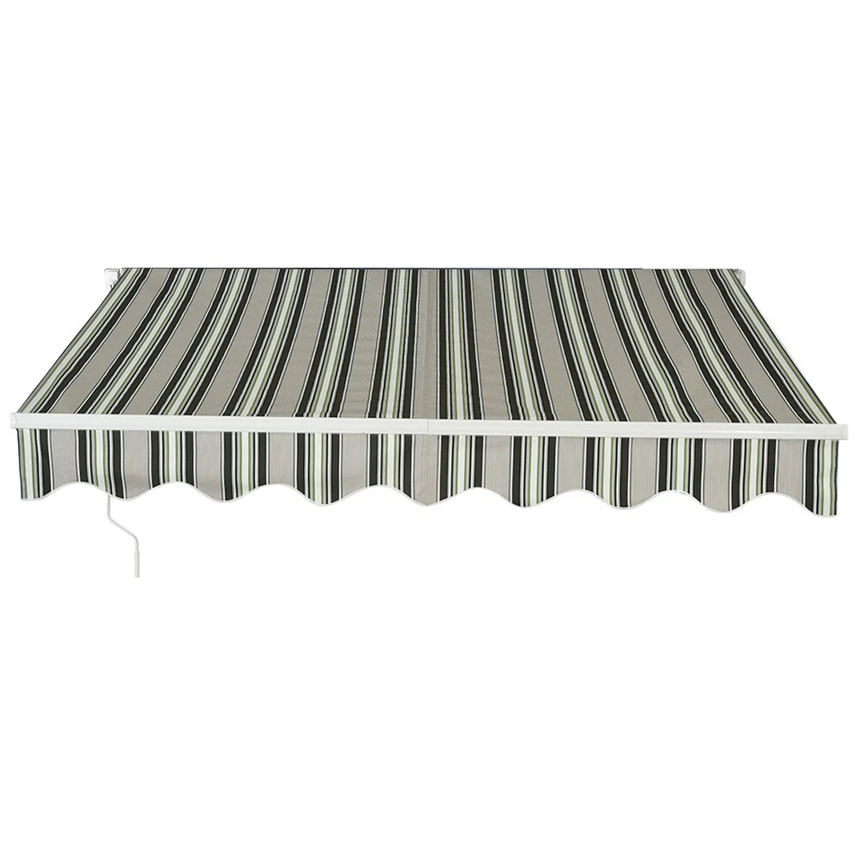 PANANA Retractable Manual Awning Canopy Outdoor Patio Garden Sun Shade Shelter