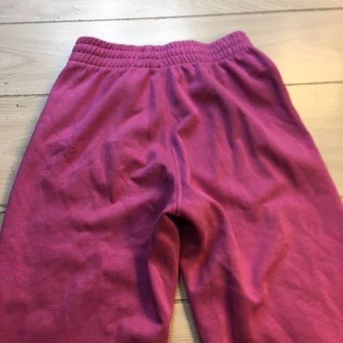 Adidas Women’s Relaxed Fit Tapered Leg Fleece Pants, Pink , Size Small - Picture 4 of 10
