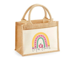 Personalised Teacher Jute Bag XL.. ..Teacher . Stuff! Teacher,Teaching assistant