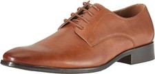 Amazon Essentials Men’s Brown Derby Lace Up Dress Shoes - US Size 12 FREE SHIP!