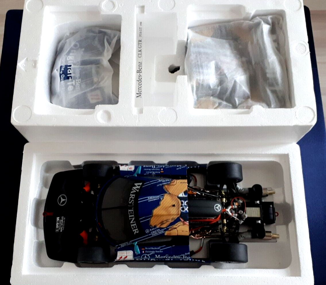Autoart 1/12 Mercedes CLK GTR 1997 FIA GT – Schnieder/Wurz – Modèle Diecast