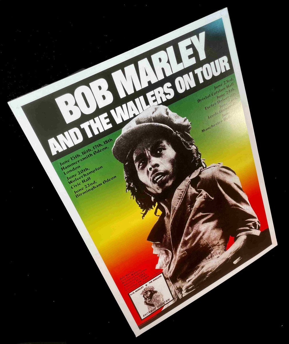 BOB MARLEY AND THE WAILERS ON TOUR United Kingdom 1976 by