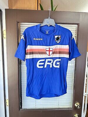 RARE Vintage Kappa UC Sampdoria #10 Giampaolo Pazzini RARE Vintage Kappa UC Sampdoria #10 Giampaolo Pazzini