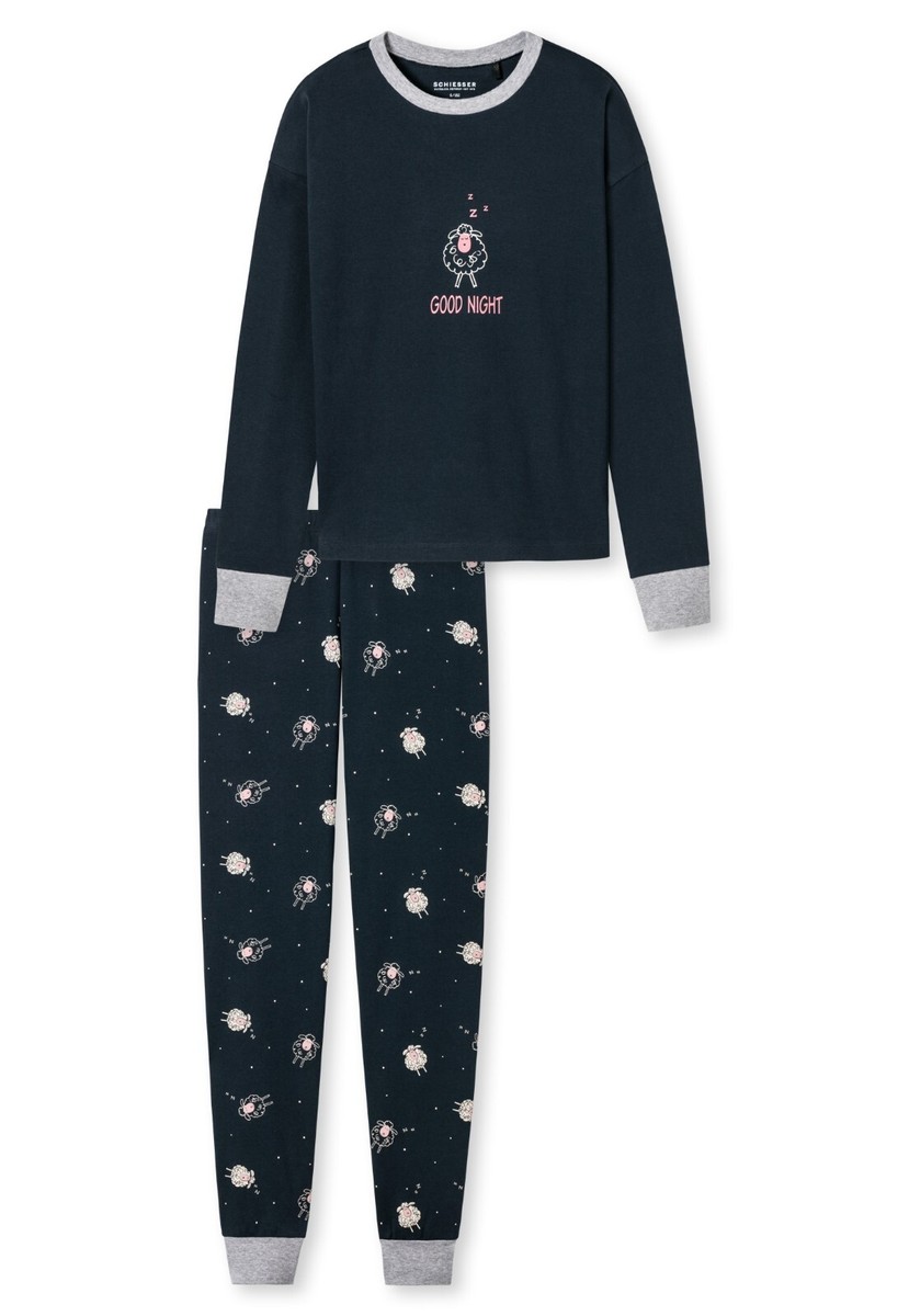 Schiesser meisjes pyjamaset, Koraal_183008, 92