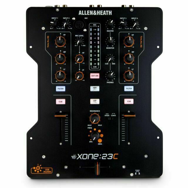【11/17am8:00迄出品】ALLEN&HEATH XONE:23C Allen & Heath XONE23C DJ Mixer and Internal Soundcard - Black for