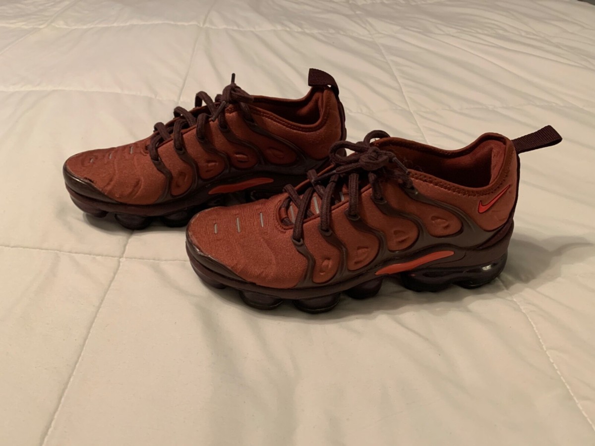 【NIKE】★Nike Air Vapormax Plus Burnt Orange ★ Nike Air VaporMax Plus Burnt Orange Womens Shoes Size 7