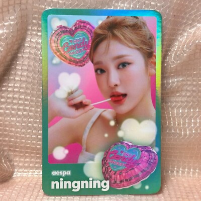 Ningning Official Photocard Aespa Oh! Caendy Pocket Part 1 Candy