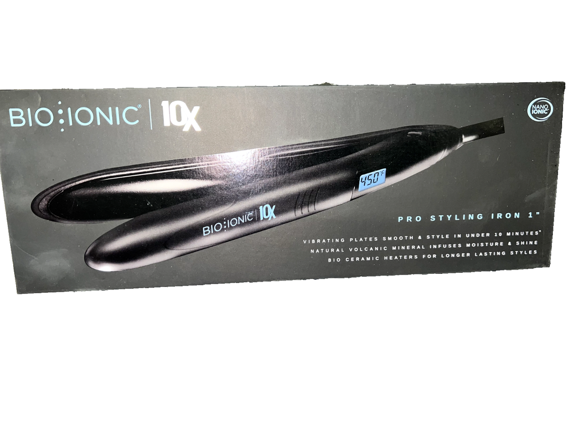 Bio Ionic 10X Pro Styling Iron inch-New