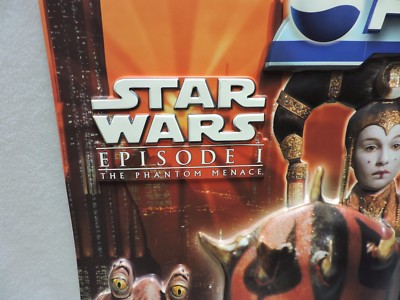 Star Wars Episode 1 Double Sided Movie Pepsi Poster | eBay