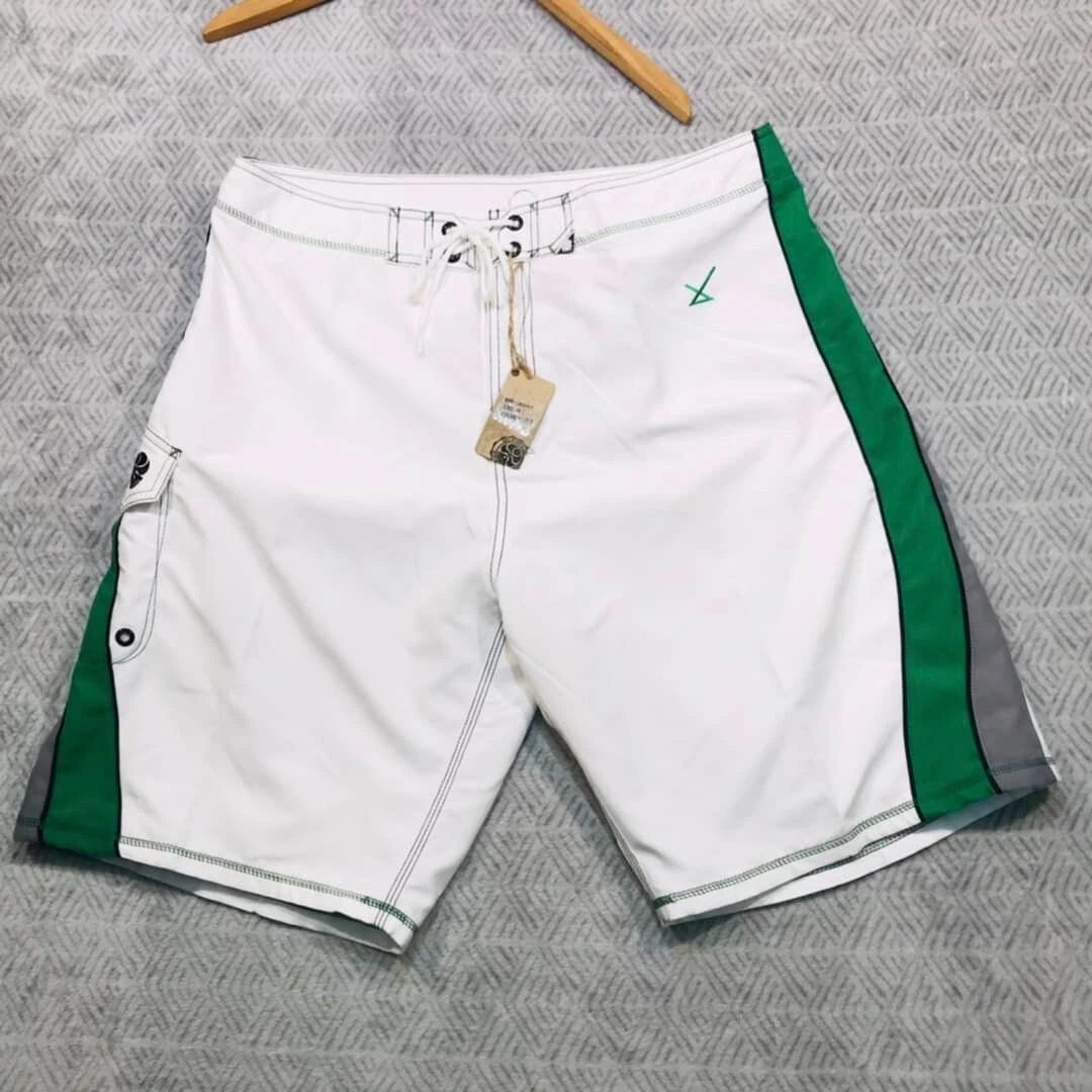 HIC Short de bain homme Taille 36 blanc Neuf Maillot Boardshort