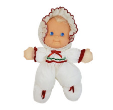 FISHER PRICE VINTAGE 1991 PUFFALUMP KIDS CHRISTMAS DOLL STUFFED ANIMAL PLUSH TOY
