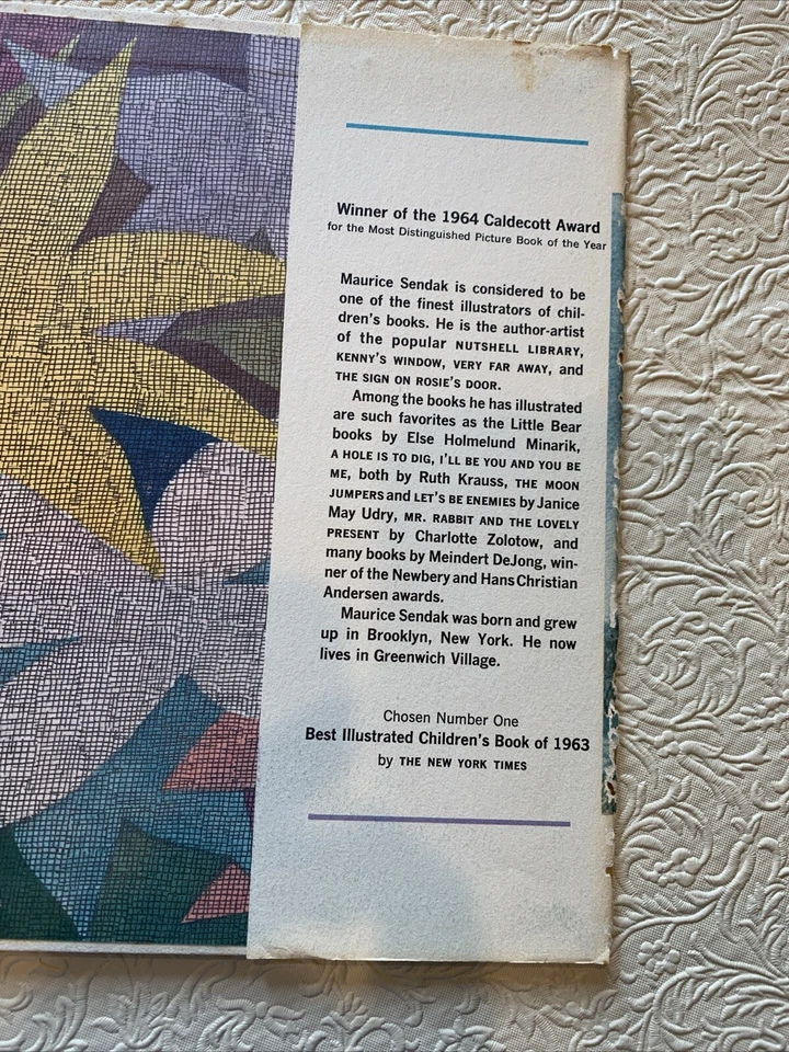 Where the Wild Things Are, SENDAK, First Edition, 1963 DJ Hardcover Foto 2 de 4