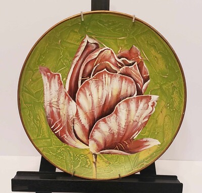 Steinmart Vintage  10'' Decorative Parrot Tulip Plate
