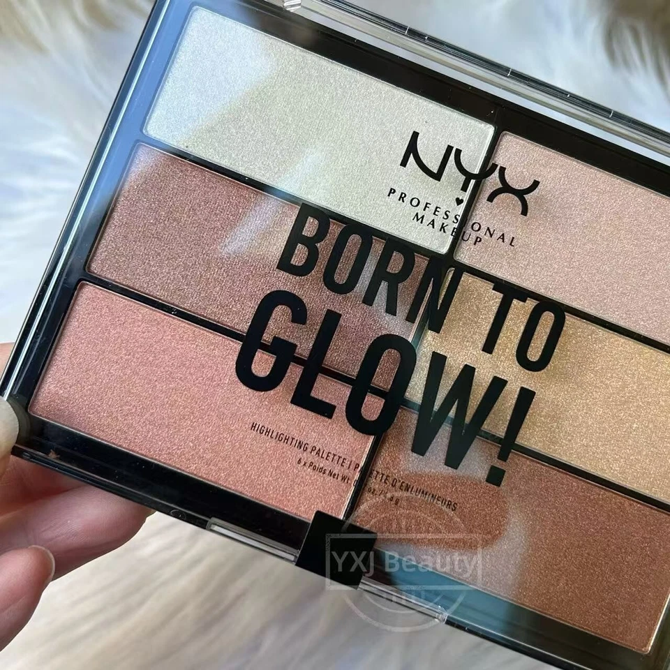 New Sealed NYX Born To Glow Highlighting Palette~BTGHP01~Full size~Discontinued - Image 2 of 4