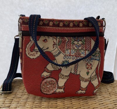 Charkorn Elephant Purse From Thailand New With Tags 8 X 7” | eBay