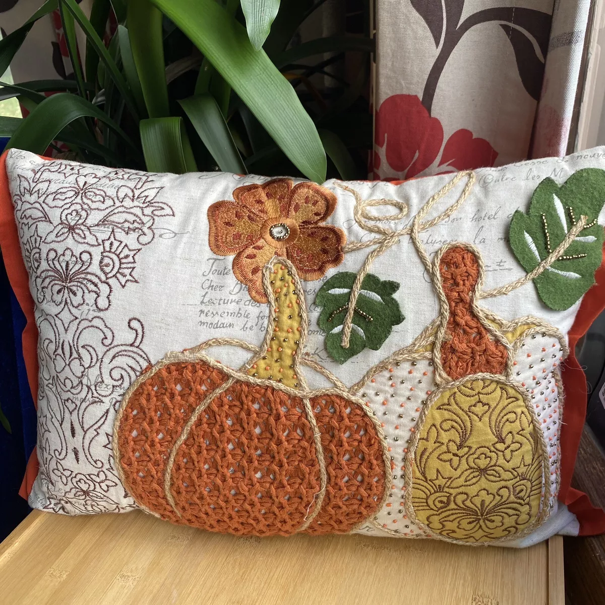 Pier one pumpkin clearance pillows