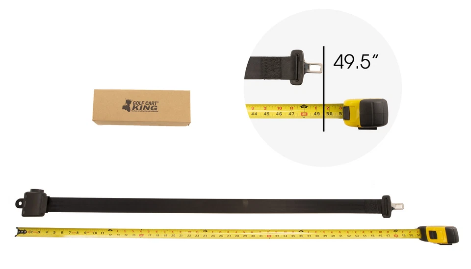 Kit de correa de cinturón de seguridad retráctil para carro de 4 asientos MODZ - Universal Foto 4 de 4