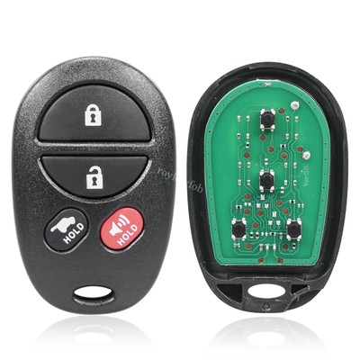 2-Pack Keyless Entry Remote Key Fob For Toyota Sequoia 2008-2013 – 315MHz 4-Button (GQ43VT20T)