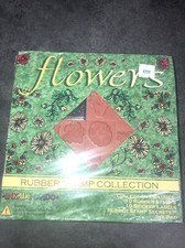Flowers Rubber Stamp Collection By Inkadinkadoo 10 Red Rubber Stamp