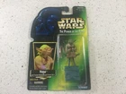 1997 Star Wars Yoda The Power Of The Force Action Figure Holo Card  New