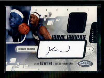 JOSH HOWARD 2003/04 FLEER HOOPS ROOKIE JERSEY AUTOGRAPH AUTO #077/400 AJ1886