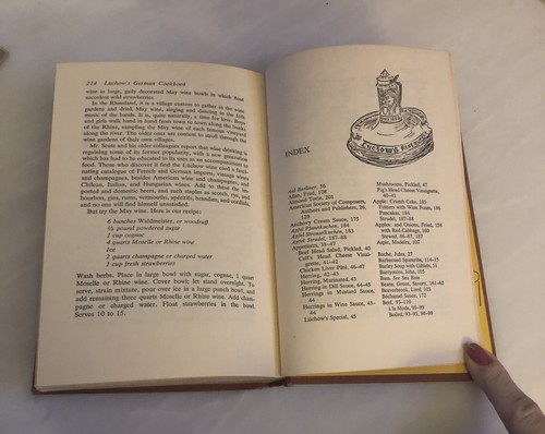 VINTAGE “LUCHOW'S GERMAN COOKBOOK" BY LEONARD JAN MITCHELL ILLUSTRATED 1959 - Picture 12 of 12