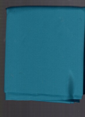 1 yard interlock teal 100% polyester 60'' wide