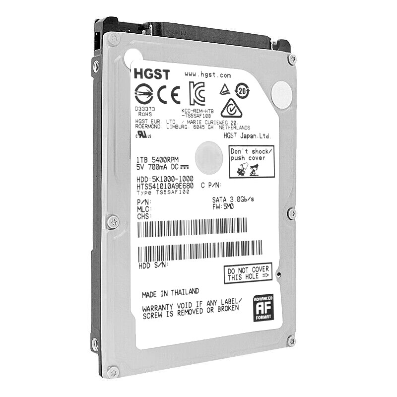 Hitachi HCC541010A9E680 2.5インチHDD 1TB Amazon | HTS541010A9E680 ARC | 日立グローバルストレージ