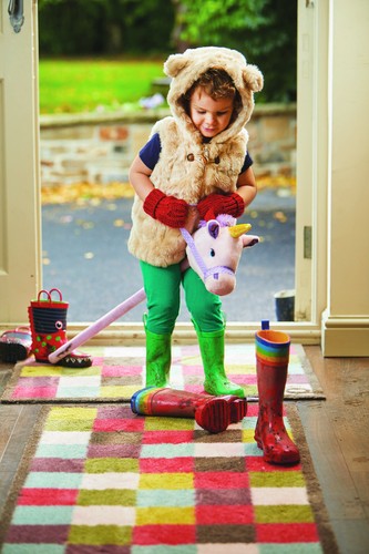 Hug Rug (CHECK 10) Dirt Trapper Door Mat & Runner Available Machine Washable - Picture 9 of 12