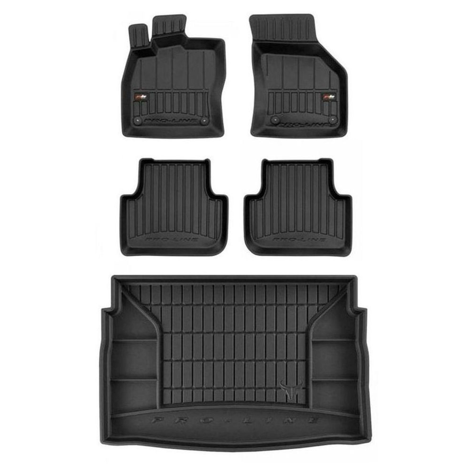 Tapis de sol de voiture Frogum TPE pour Golf Sportsvan bloquant la boue et l'eau