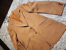 Leisure Suit Jacket Mens 44 Blazer Sport Coat Vtg 60s 70s Montgomery Ward A54