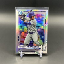 2021 Bowman Draft - Heriberto Hernandez - Chrome Refractor - BDC-100 TTC1965