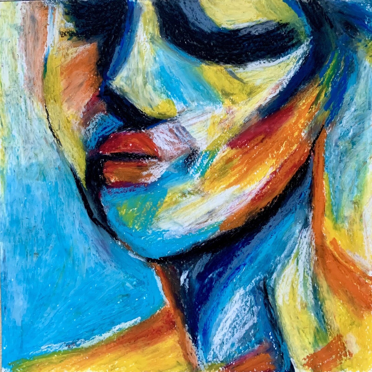 白昼夢 P8 油彩画 人物画 oil painting art 白昼夢 P8 油彩画 人物画 oil painting art